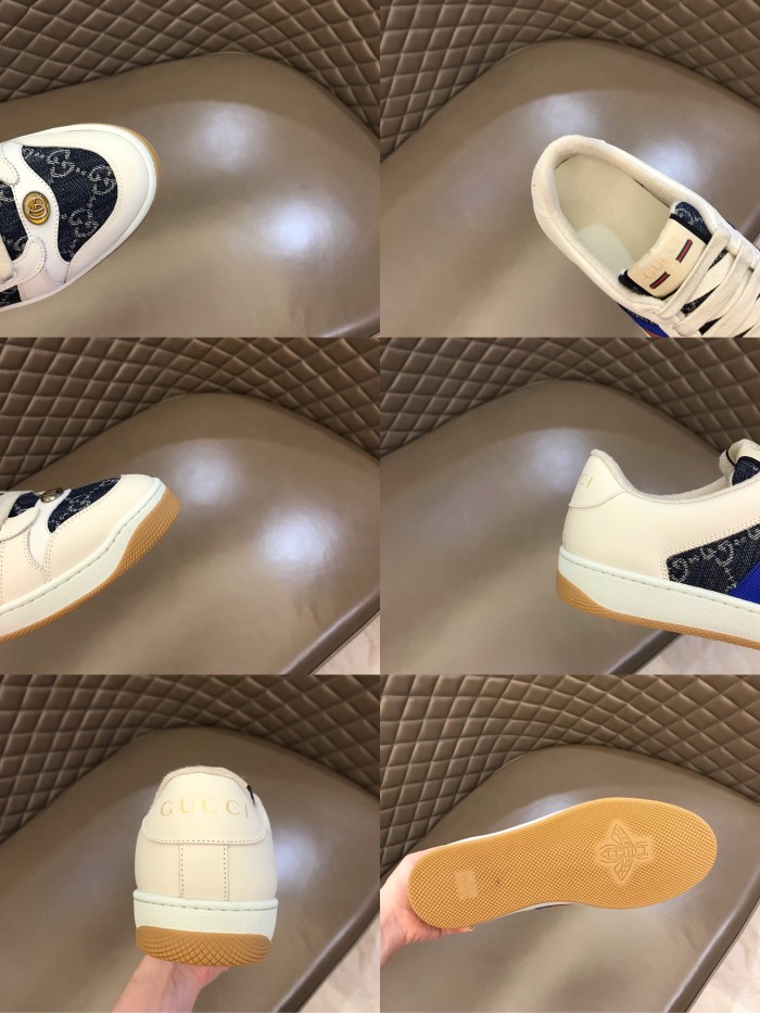 Gucci Gg Screener 'GG Canvas - Denim Ivory'