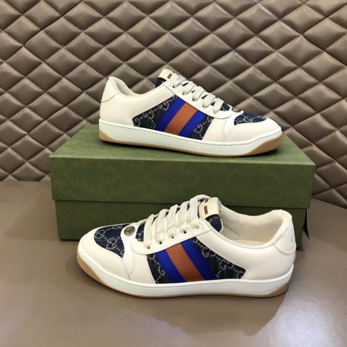 Gucci Gg Screener 'GG Canvas - Denim Ivory'