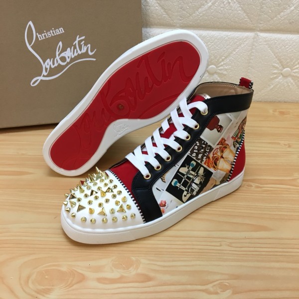 Christian Louboutin Louis Junior Spikes Orlato Flat Sneakers 12