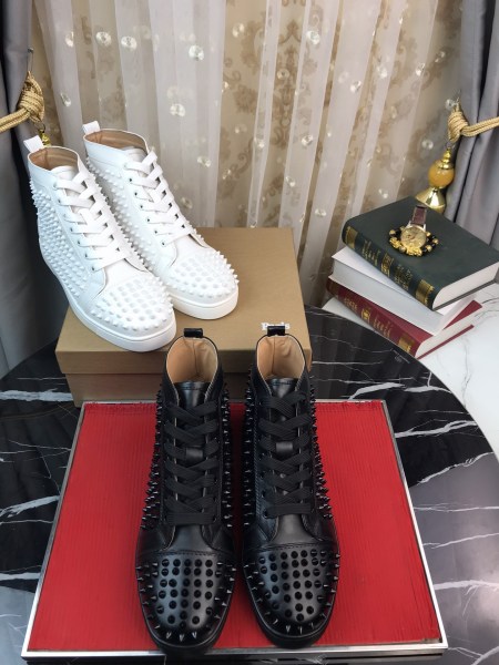 Christian Louboutin Spikes High Black