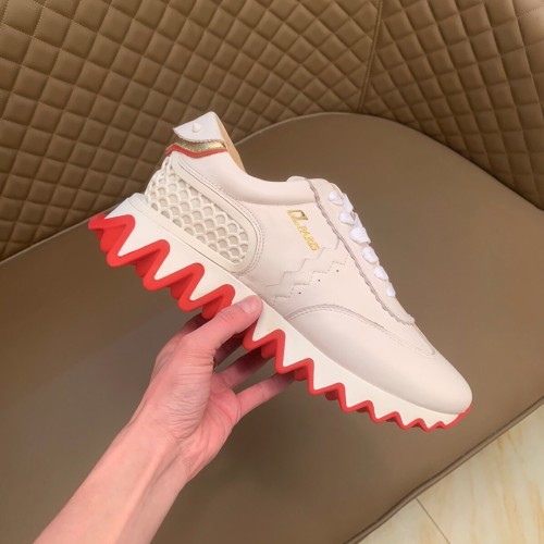 Christian Louboutin Loubishark Low 'White Red'