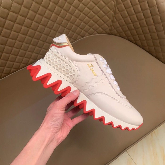 Christian Louboutin Loubishark Low 'White Red'