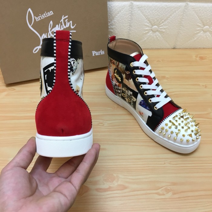 Christian Louboutin Louis Junior Spikes Orlato Flat Sneakers 12