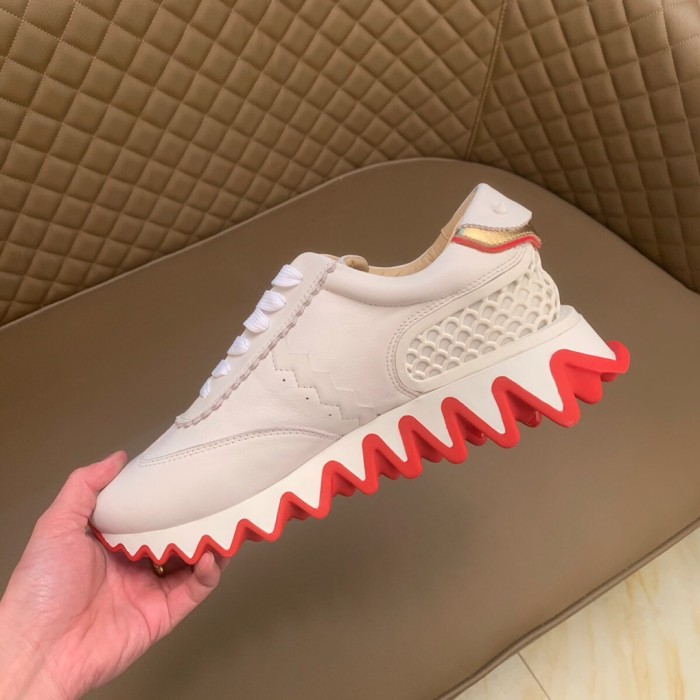 Christian Louboutin Loubishark Low 'White Red'