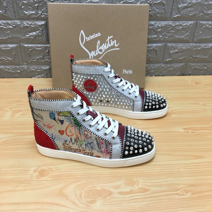 Christian Louboutin Louis Junior Spikes Orlato Flat Sneakers 14