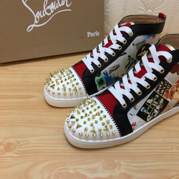 Christian Louboutin Louis Junior Spikes Orlato Flat Sneakers 12