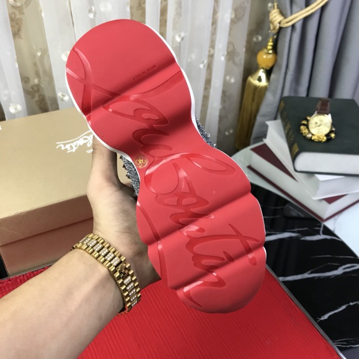 Christian Louboutin Spike Sock Flat Sneakers 2