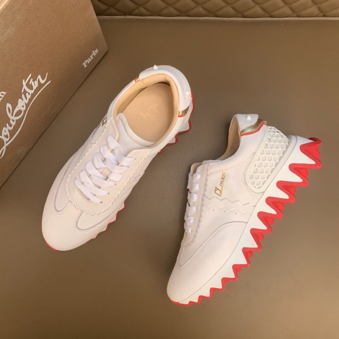 Christian Louboutin Loubishark Low 'White Red'
