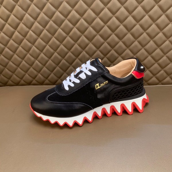 Christian Louboutin Contrast-sole Low-top Sneakers