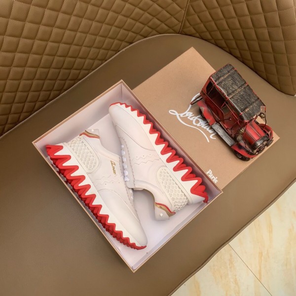 Christian Louboutin Loubishark Low 'White Red'
