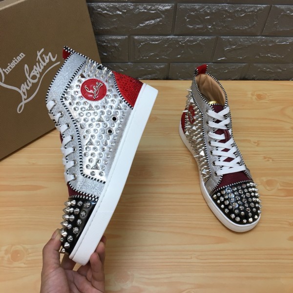 Christian Louboutin Louis Junior Spikes Orlato Flat Sneakers 14