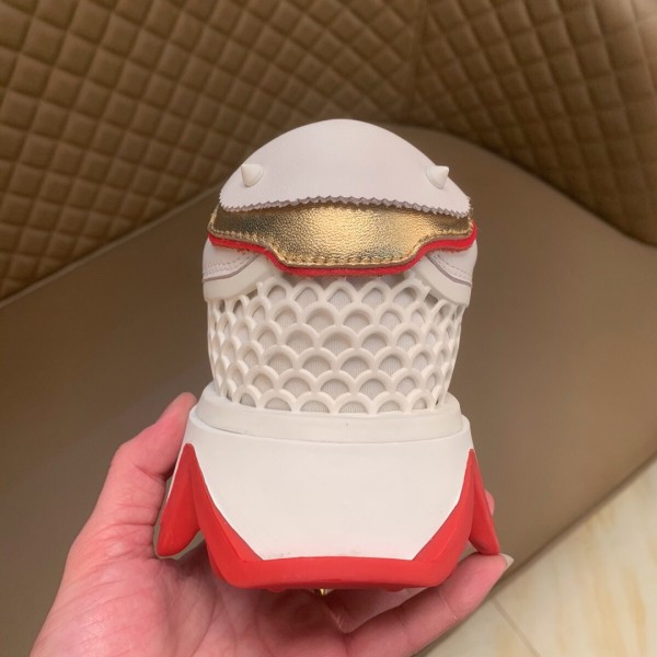 Christian Louboutin Loubishark Low 'White Red'