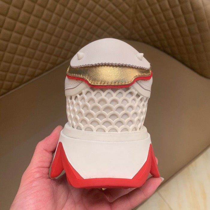 Christian Louboutin Loubishark Low 'White Red'