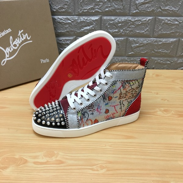 Christian Louboutin Louis Junior Spikes Orlato Flat Sneakers 14