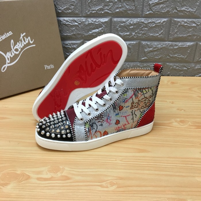 Christian Louboutin Louis Junior Spikes Orlato Flat Sneakers 14