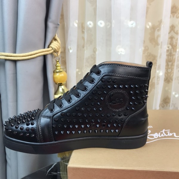 Christian Louboutin Spikes High Black