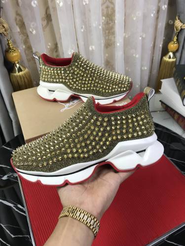 Christian Louboutin Spike Sock Flat Sneakers 1