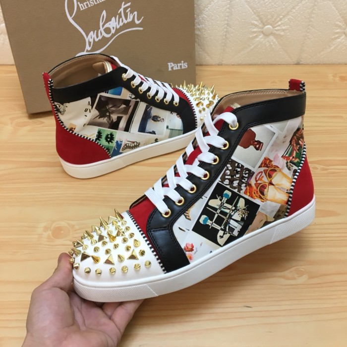 Christian Louboutin Louis Junior Spikes Orlato Flat Sneakers 12