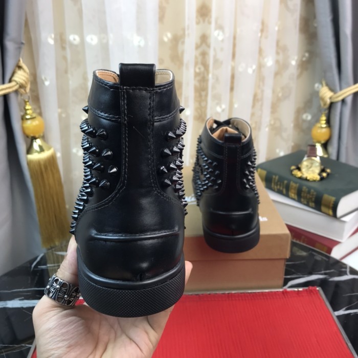 Christian Louboutin Spikes High Black