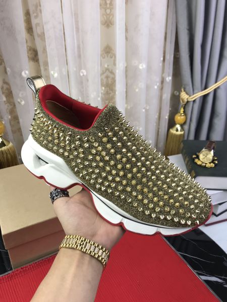 Christian Louboutin Spike Sock Flat Sneakers 1