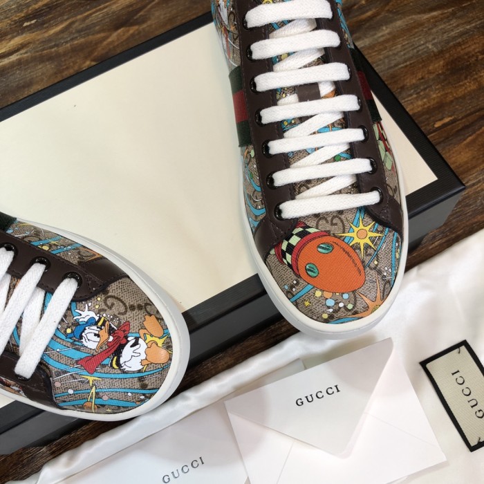 Gucci Ace x Disney Huey, Dewey, Louie Print
