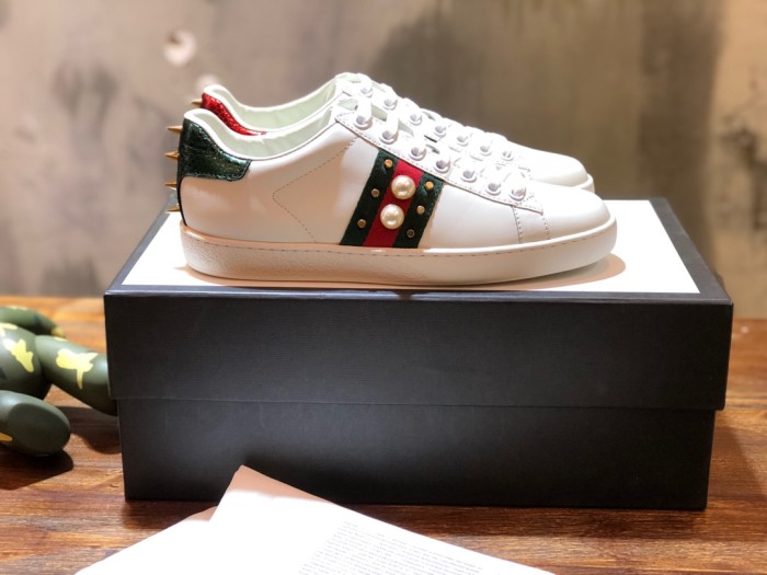 Gucci Ace Studded Pearl (W)