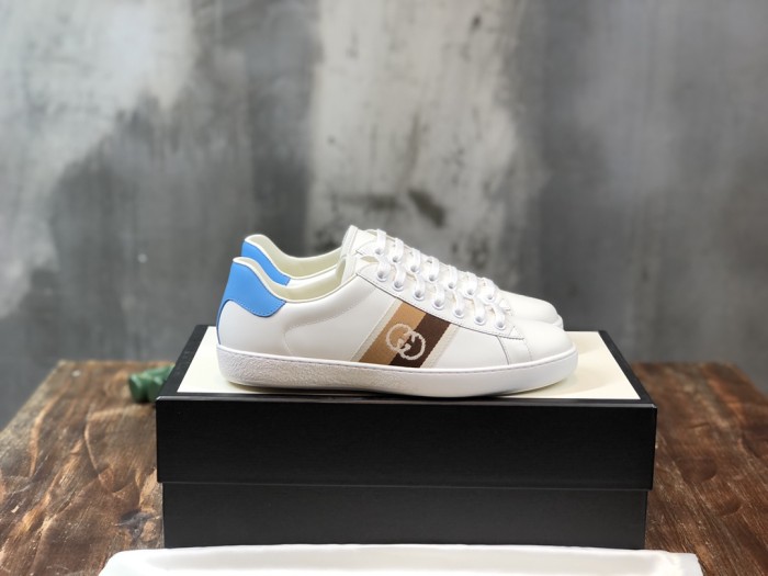 Gucci Ace Blue Interlocking G