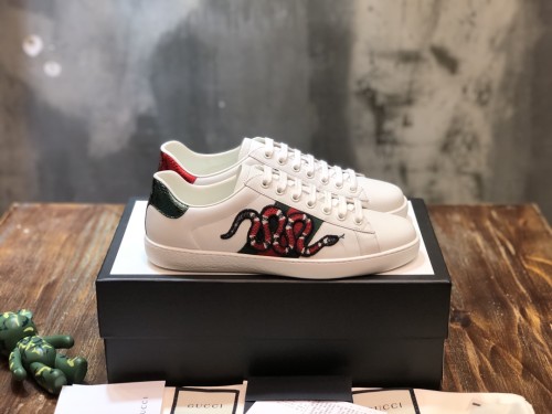 Gucci Ace Embroidered Snake