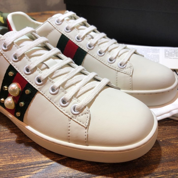 Gucci Ace Studded Pearl (W)