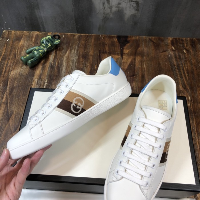 Gucci Ace Blue Interlocking G