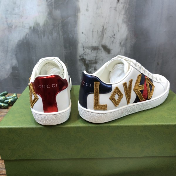 Gucci Ace Embroidered Love