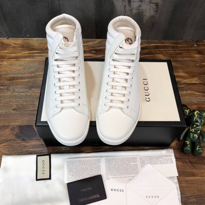 Gucci Ace High-Top GG White