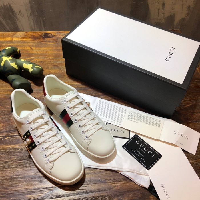 Gucci Ace Studded Pearl (W)