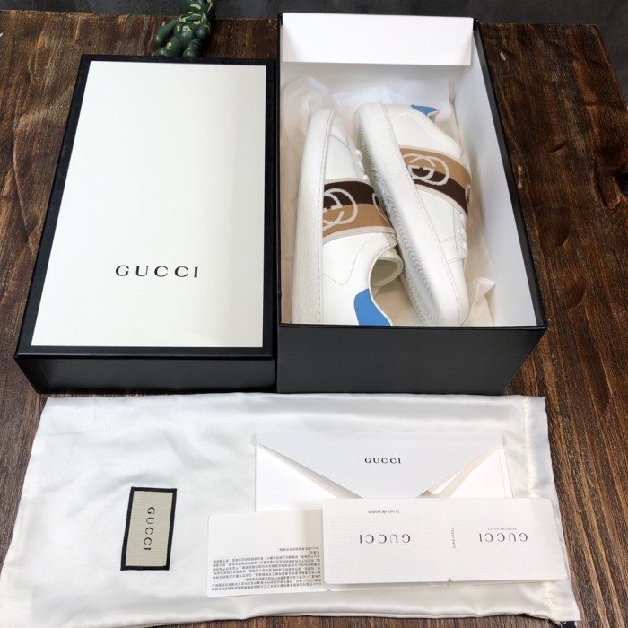 Gucci Ace Brown Interlocking G