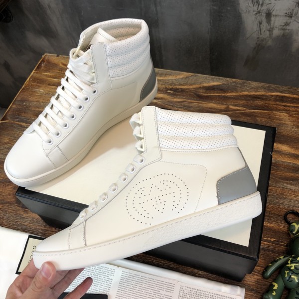 Gucci Ace High-Top GG White
