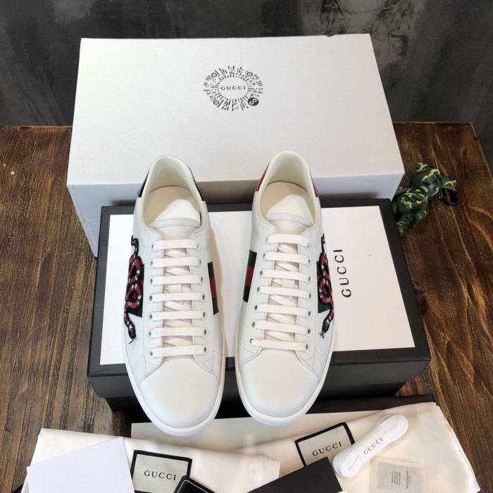 Gucci Ace Embroidered Snake