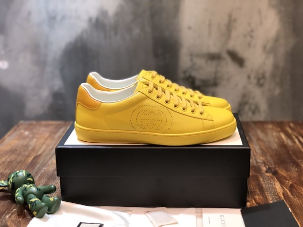 Gucci Ace Interlocking G Yellow (W)