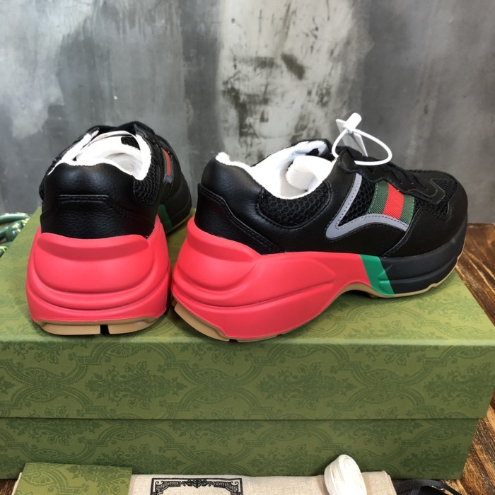 Gucci Rhyton 'Black Red Green Reflective'