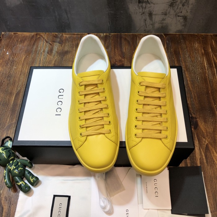 Gucci Ace Interlocking G Yellow (W)