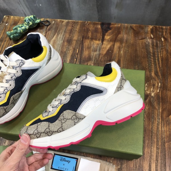 GUCCI GG Rhyton Beige White Yellow