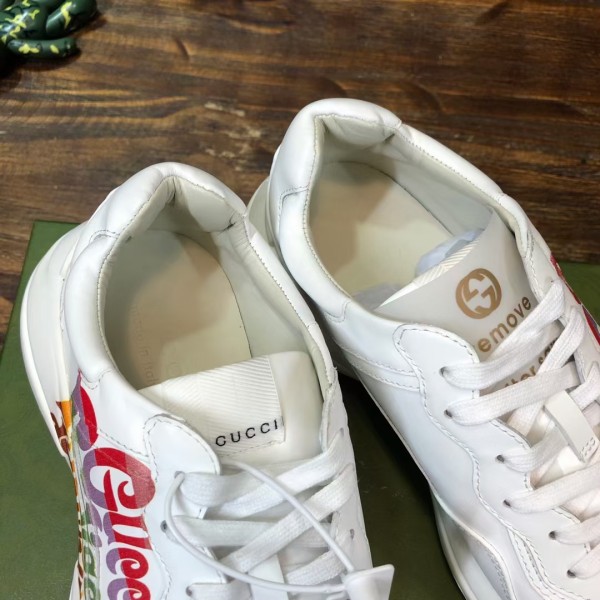 GUCCI Rhyton Low top Chunky Sneakers White