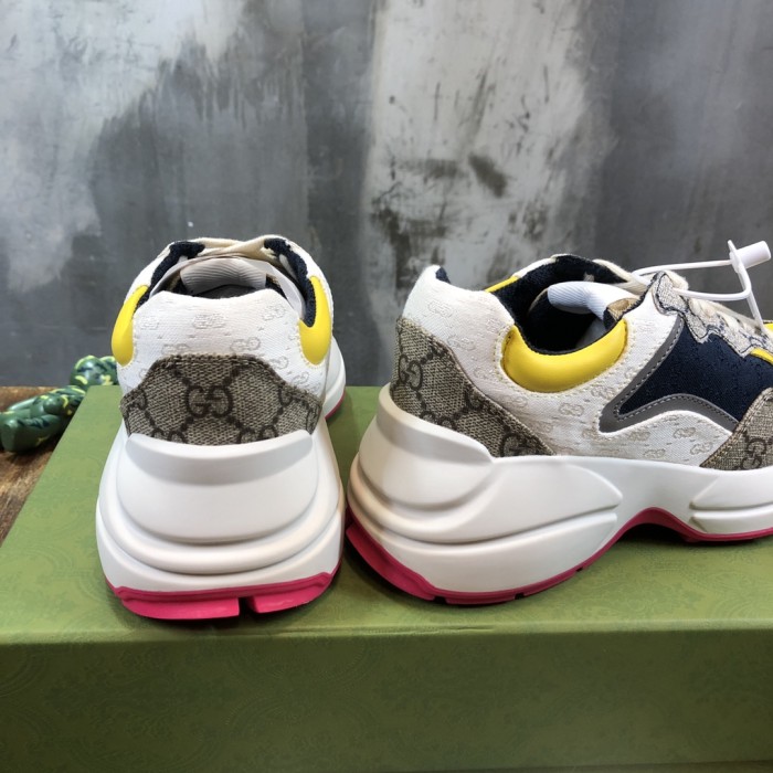 GUCCI GG Rhyton Beige White Yellow