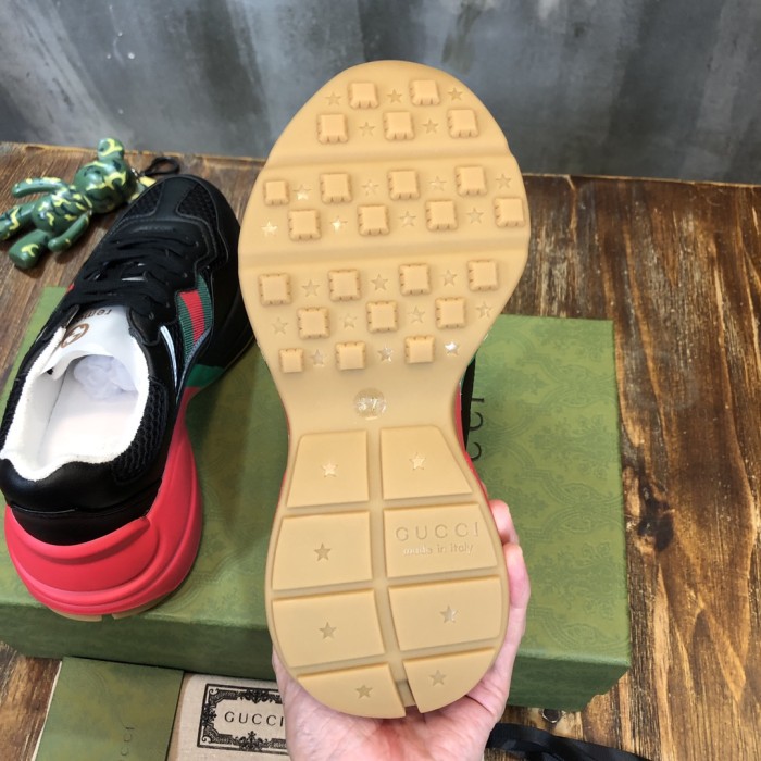 Gucci Rhyton 'Black Red Green Reflective'