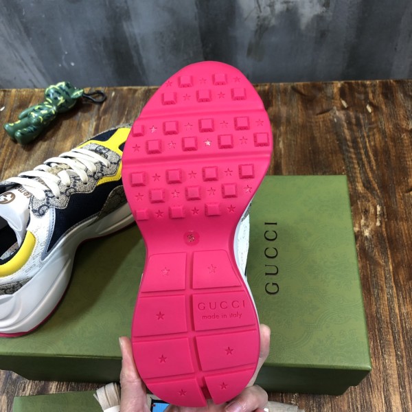 GUCCI GG Rhyton Beige White Yellow