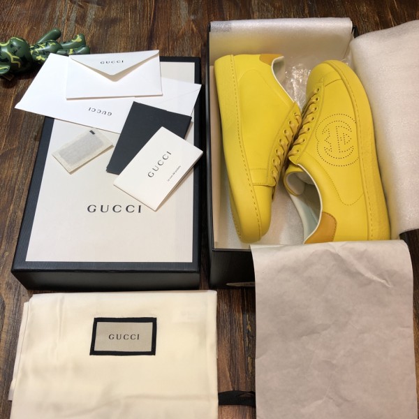 Gucci Ace Interlocking G Yellow (W)