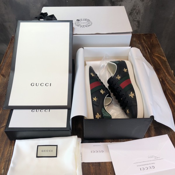 Gucci Ace embroidered Bees and Stars