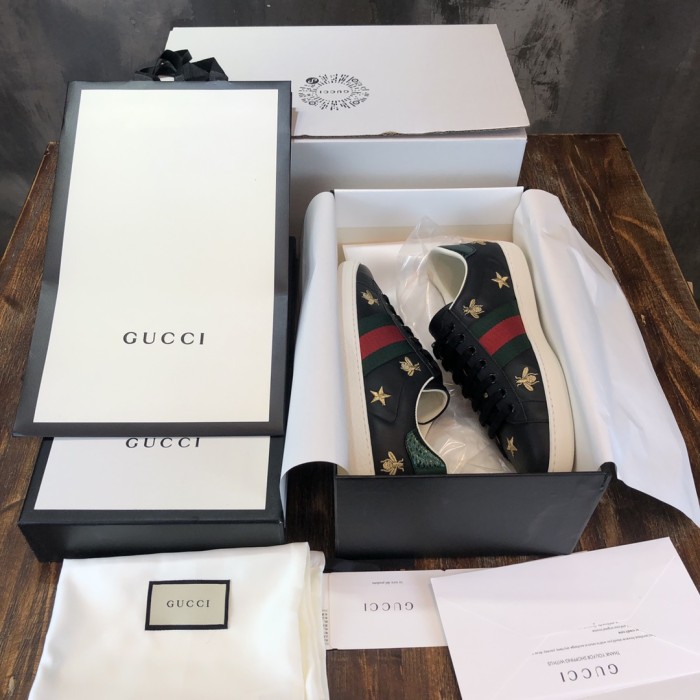 Gucci Ace embroidered Bees and Stars