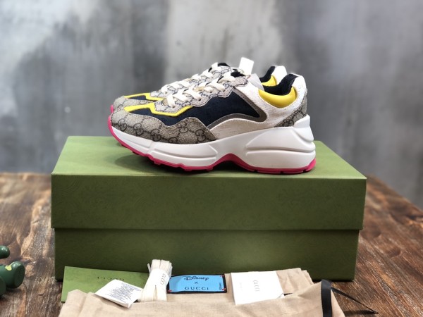 GUCCI GG Rhyton Beige White Yellow