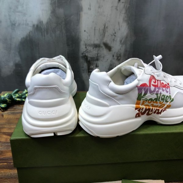 GUCCI Rhyton Low top Chunky Sneakers White