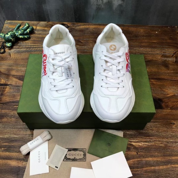 GUCCI Rhyton Low top Chunky Sneakers White